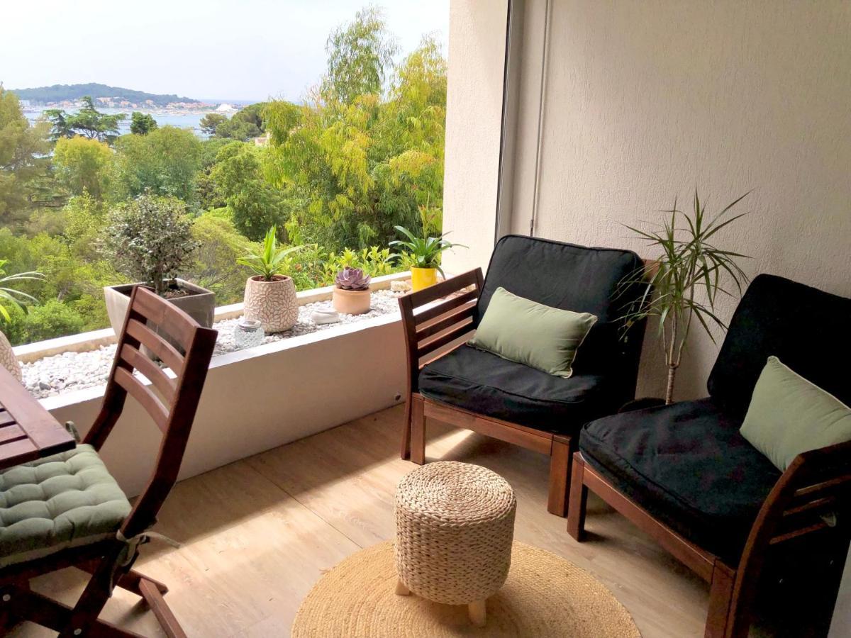 Nouveau -Charme&Calme-TAMARIS- Vue mer - Piscine - Le Petit Olivier sur Mer La Seyne-sur-Mer Eksteriør bilde